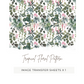 Tropical Floral Pattern - Image Transfer Paper