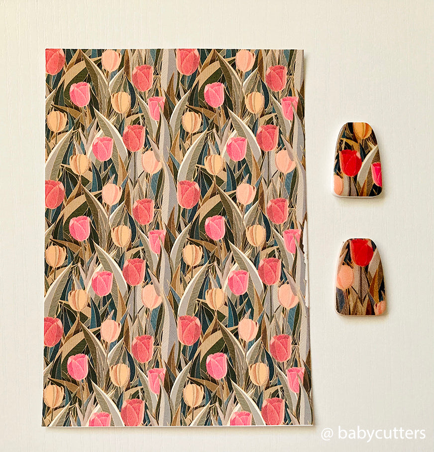 Colourful Tulip - Image Transfer Paper