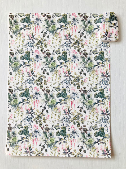 Tropical Floral Pattern - Image Transfer Paper