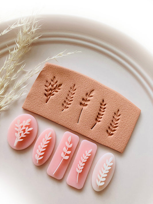 Botanical Leaf Clay Stamp – Clay Dough Cutters