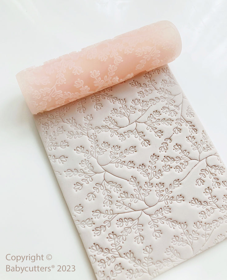 *NEW* Embossed Small Cute Flower Bloom - Texture Roller